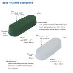 Variable Speed Jewelry Bench Polisher with 8 Wheels