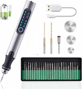 Cordless Electric Engraving Pen with 33 Drill Bits