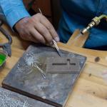 Cross-Shaped Graphite Mold for Jewelry Casting