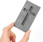 Cross-Shaped Graphite Mold for Jewelry Casting
