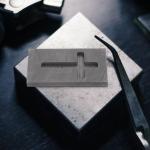 Cross-Shaped Graphite Mold for Jewelry Casting