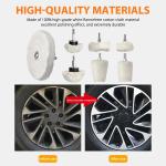 7PCS Cotton Buffing Wheel Kit for Metal Polishing