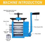 Tooltos Four-in-One Manual Jewelry Rolling Mill