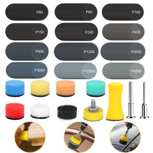 1" Sanding Discs Set, 250PCS, 60-10000 Grit