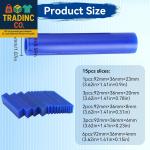 15PCS Carving Wax Blocks with 2 Lost Wax Tubes