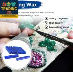 15PCS Carving Wax Blocks with 2 Lost Wax Tubes