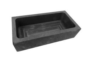 1 Kilo Graphite Ingot Mold Machined to Pour Gold Silver Bars for Melting Kit