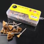 45PCS Brass Wire Polishing Brush Set for Rotary Tools