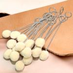 30 Pack Wool Daubers with Metal Handles for Dyeing