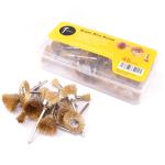 45PCS Brass Wire Polishing Brush Set for Rotary Tools