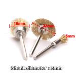 45PCS Brass Wire Polishing Brush Set for Rotary Tools