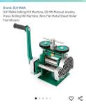 Manual 85 MM Rolling Mill for Jewelry Making