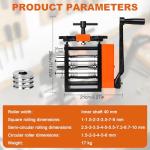 4-in-1 Manual Rolling Mill for Jewelry Making