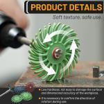 76-Piece Radial Bristle Disc Kit for Polishing