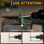 76-Piece Radial Bristle Disc Kit for Polishing