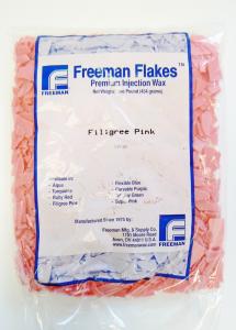Freeman Pink Flakes Jewelry Casting Wax, 1Lb Bag