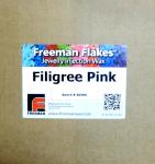 Freeman Pink Flakes Jewelry Casting Wax, 1Lb Bag