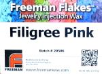 Freeman Pink Flakes Jewelry Casting Wax, 1Lb Bag