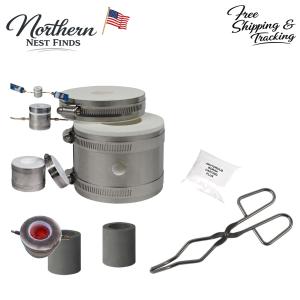 Mini Portable Kiln for Metal Melting - Made in U.S