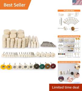 134-Piece Polishing Wheel Kit for Rotary Tools
