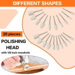 134-Piece Polishing Wheel Kit for Rotary Tools