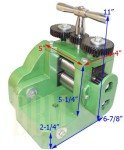 3" Rolling Mill for Jewelry Metal Design