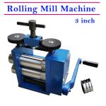 Blue Manual Rolling Mill for Jewelry Making 75mm