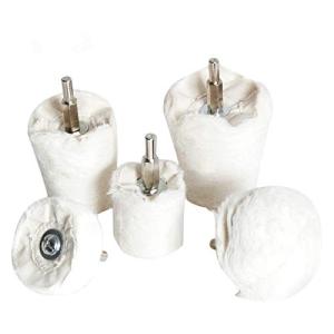 Medoon 5-Pack White Flannelette Polishing Buffing Pads