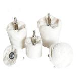 Medoon 5-Pack White Flannelette Polishing Buffing Pads