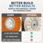 8" Buffing Wheel Kit with Grinder Discs