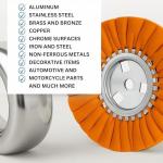 8" Buffing Wheel Kit with Grinder Discs