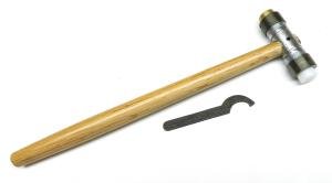 Brass and Nylon Head Jewelers Hammer for Jewelry