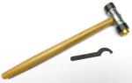Brass and Nylon Head Jewelers Hammer for Jewelry