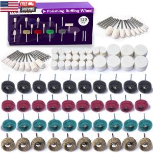 120 PCS Polishing Kit for Rotary Tool Accessories