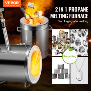 12KG Propane Melting Furnace Kit with Crucible & Tongs
