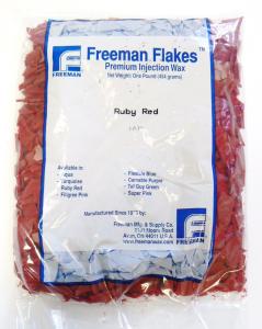 Ruby Red Jewelry Injection Wax Flakes - 1 lb