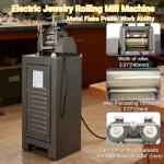 INTBUYING Electric Rolling Mill for Jewelry Making