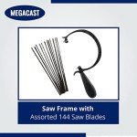 Curved Jeweler’s Saw Frame with 144 Blades