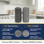 Steel Wool Cleaning & Polishing Kit with Gloves