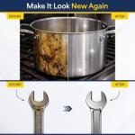 Steel Wool Cleaning & Polishing Kit with Gloves