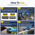 Steel Wool Cleaning & Polishing Kit with Gloves