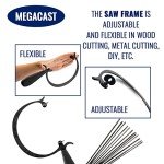Curved Jeweler’s Saw Frame with 144 Blades