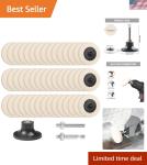 48-Piece 2-Inch Wool Polishing Wheel Set