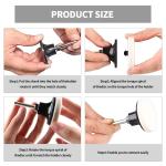 48-Piece 2-Inch Wool Polishing Wheel Set