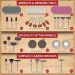 276-Piece Rotary Tool Accessory Kit with Case