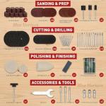 276-Piece Rotary Tool Accessory Kit with Case
