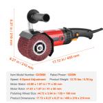 Uimoso 1200W Electric 6-Speed Metal Polisher