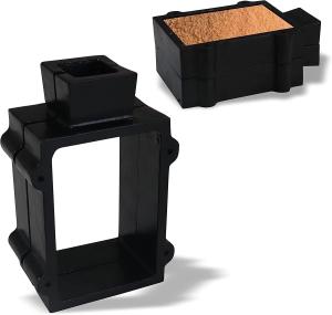 2-Part Flask Mold Frame with Delft Clay Kit