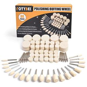 80PCS Dremel Polishing Buffing Wheel Kit