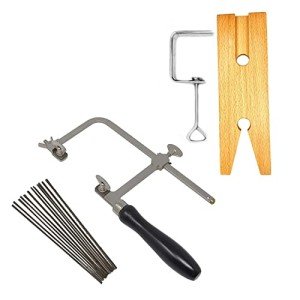 3-in-1 Jeweler's Saw Set with 144 Blades